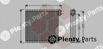 Van Wezel 5300V483 — Evaporator, air conditioning