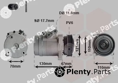 Van Wezel 0800K036 — Compressor, air conditioning