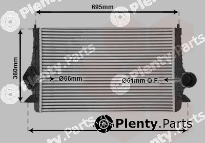 Van Wezel 58004251 — Charge Air Cooler