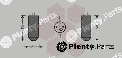 Van Wezel 8100D078 — Dryer, air conditioning