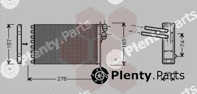 Van Wezel 03006156 — Heat Exchanger, interior heating