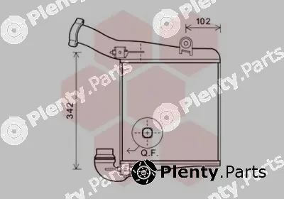 Van Wezel 74004075 — Charge Air Cooler