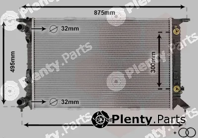 Van Wezel 03002293 — Radiator, engine cooling *** IR PLUS ***
