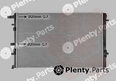 Van Wezel 43012714 — Radiator, engine cooling