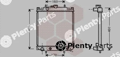 Van Wezel 11002047 — Radiator, engine cooling