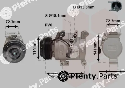 Van Wezel 2701K702 — Compressor, air conditioning