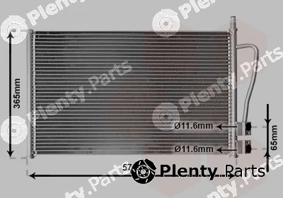 Van Wezel 18005328 — Condenser, air conditioning