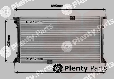 Van Wezel 43002313 — Radiator, engine cooling