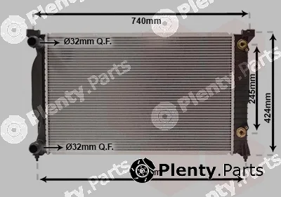Van Wezel 03002202 — Radiator, engine cooling