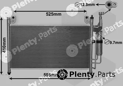 Van Wezel 27005236 — Condenser, air conditioning