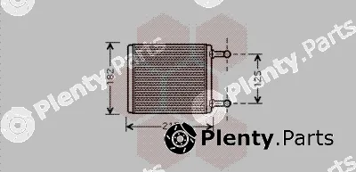 Van Wezel 30006442 — Heat Exchanger, interior heating