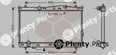 Van Wezel 82002077 — Radiator, engine cooling