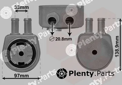 Van Wezel 18013708 — Oil Cooler, engine oil