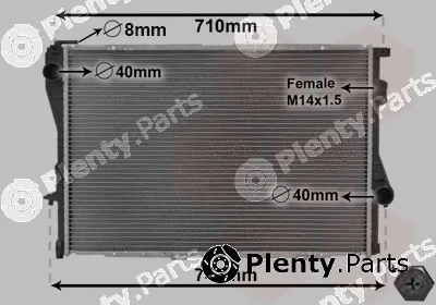 Van Wezel 06002170 — Radiator, engine cooling *** IR PLUS ***