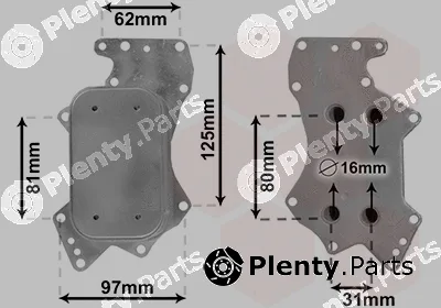 Van Wezel 03013707 — Oil Cooler, engine oil