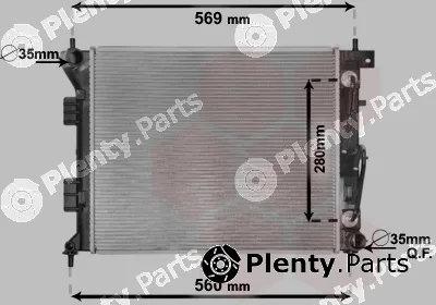 Van Wezel 82002351 — Radiator, engine cooling