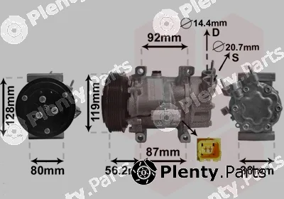 Van Wezel 0900K214 — Compressor, air conditioning *** IR PLUS ***