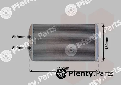 Van Wezel 28016701 — Heat Exchanger, interior heating