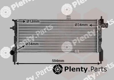Van Wezel 37002074 — Radiator, engine cooling