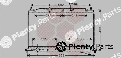 Van Wezel 82002188 — Radiator, engine cooling