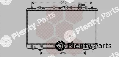 Van Wezel 82002033 — Radiator, engine cooling