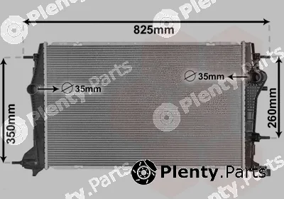 Van Wezel 43002616 — Radiator, engine cooling