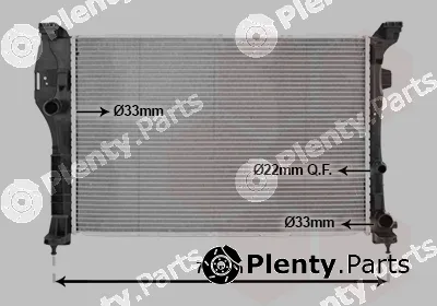 Van Wezel 30012712 — Radiator, engine cooling