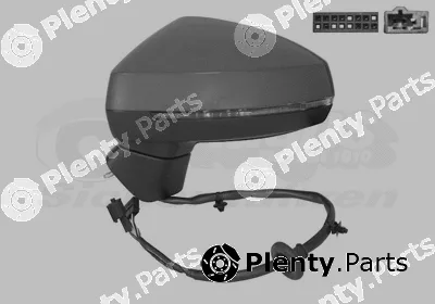Van Wezel 0335827 — Exterior Mirror * HAGUS *