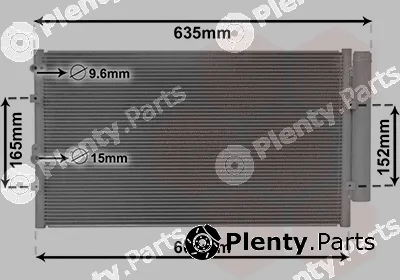 Van Wezel 51005102 — Condenser, air conditioning