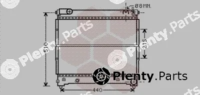 Van Wezel 52002074 — Radiator, engine cooling
