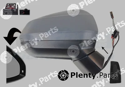 Van Wezel 0374826 — Exterior Mirror * HAGUS *
