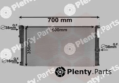 Van Wezel 06002453 — Radiator, engine cooling