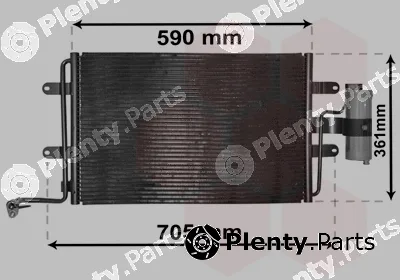 Van Wezel 03015130 — Condenser, air conditioning