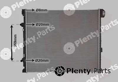 Van Wezel 58012731 — Radiator, engine cooling