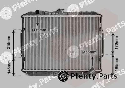 Van Wezel 32002066 — Radiator, engine cooling