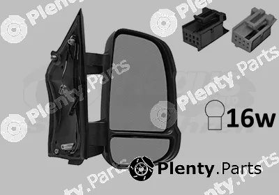 Van Wezel 0983828 — Exterior Mirror * HAGUS *