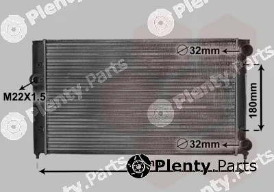 Van Wezel 58002099 — Radiator, engine cooling