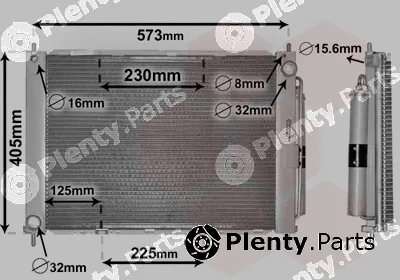 Van Wezel 4300M500 — Radiator, engine cooling