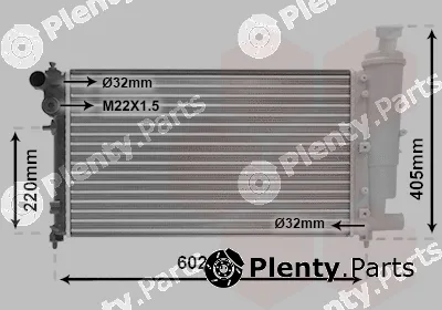 Van Wezel 09002118 — Radiator, engine cooling *** IR PLUS ***
