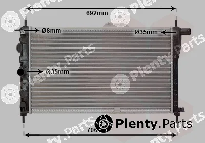 Van Wezel 81002001 — Radiator, engine cooling