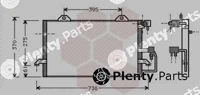 Van Wezel 03005118 — Condenser, air conditioning
