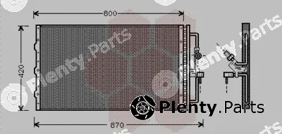 Van Wezel 37005267 — Condenser, air conditioning