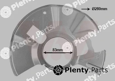 Van Wezel 2741371 — Splash Guard, brake disc