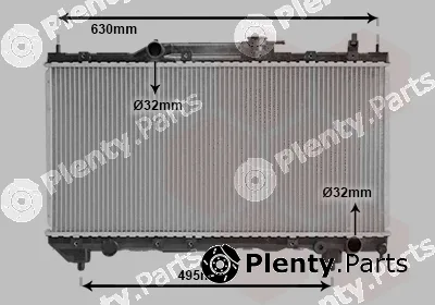 Van Wezel 53002283 — Radiator, engine cooling