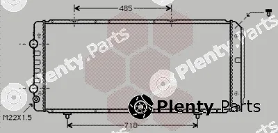 Van Wezel 40002151 — Radiator, engine cooling
