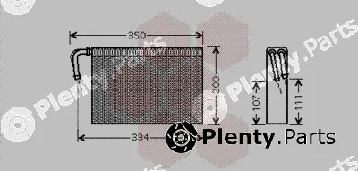 Van Wezel 0600V305 — Evaporator, air conditioning