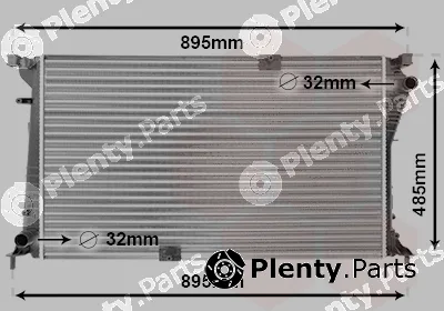 Van Wezel 43002490 — Radiator, engine cooling