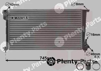 Van Wezel 09002151 — Radiator, engine cooling *** IR PLUS ***