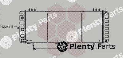 Van Wezel 21002013 — Radiator, engine cooling