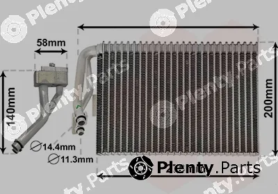 Van Wezel 4700V073 — Evaporator, air conditioning